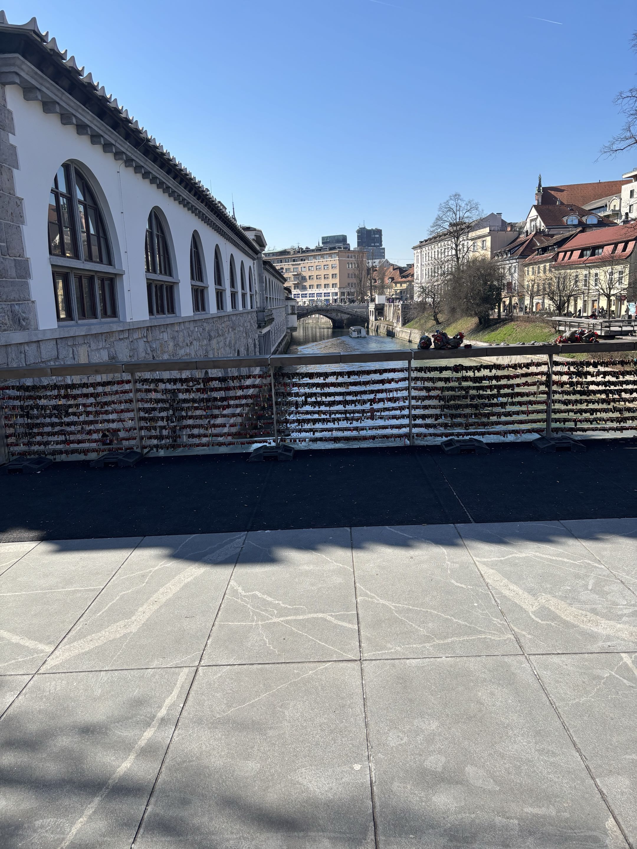 En bro i Ljubljana